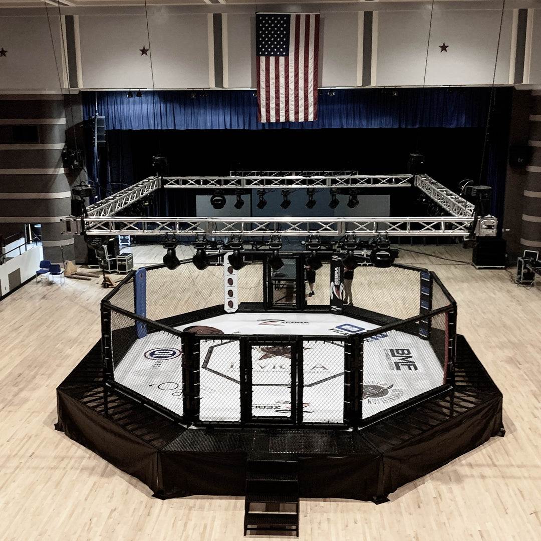 ZEBRA Pro MMA Cage with catwalk